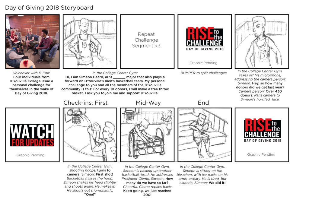 Day of Giving Storyboard